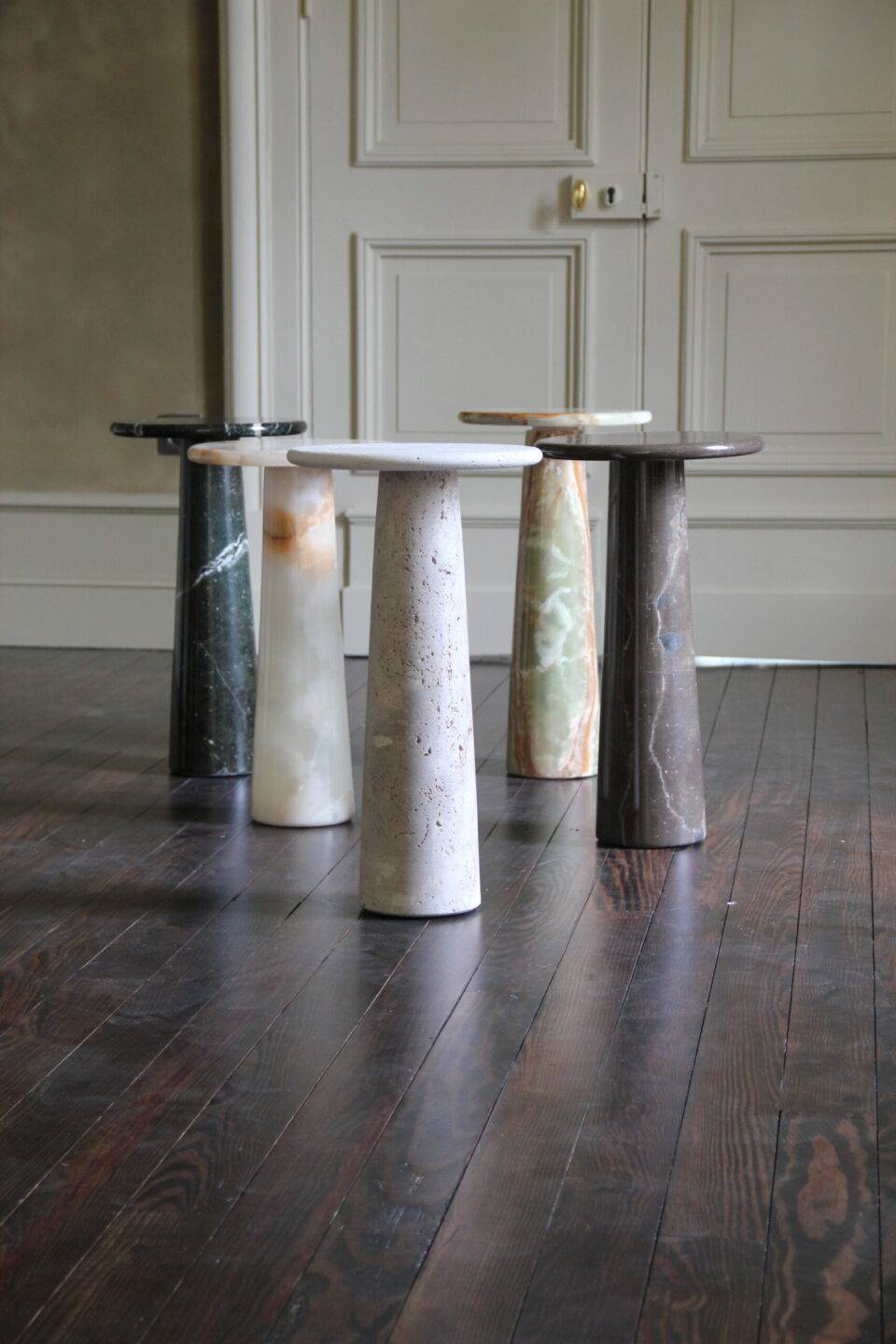 Table d’appoint/guéridon Mukês – Pièce iconique, onyx vert – Image 3