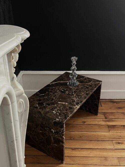 Table basse Gaia Marron chocolat