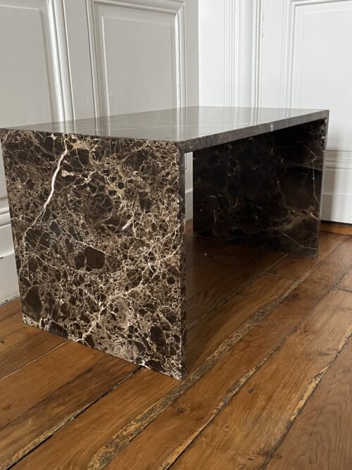 Table basse Gaia Marron chocolat – Image 3