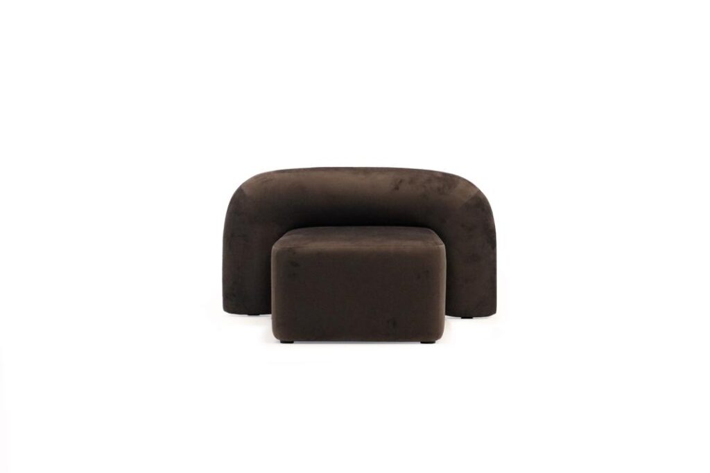 Fauteuil Lumio | Fauteuil en velours design disponible en trois coloris