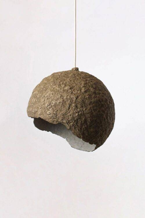 Suspension Globe Rustic papier mâché | Coloris disponibles