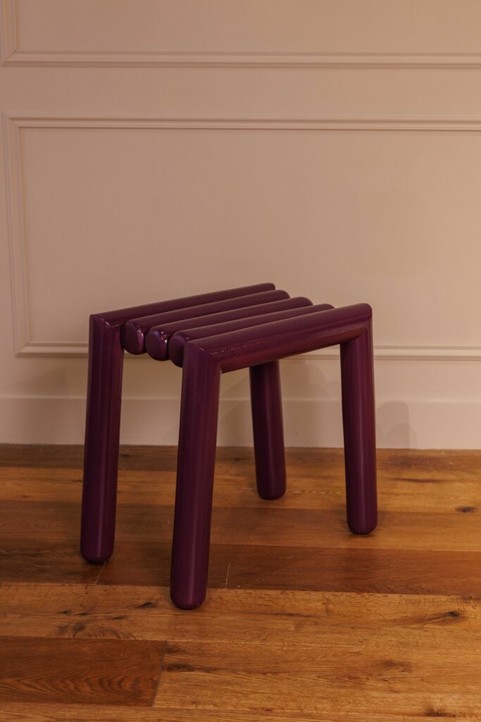 Tabouret Serpentine | Violet