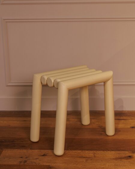 Tabouret Serpentine | Jaune beurre