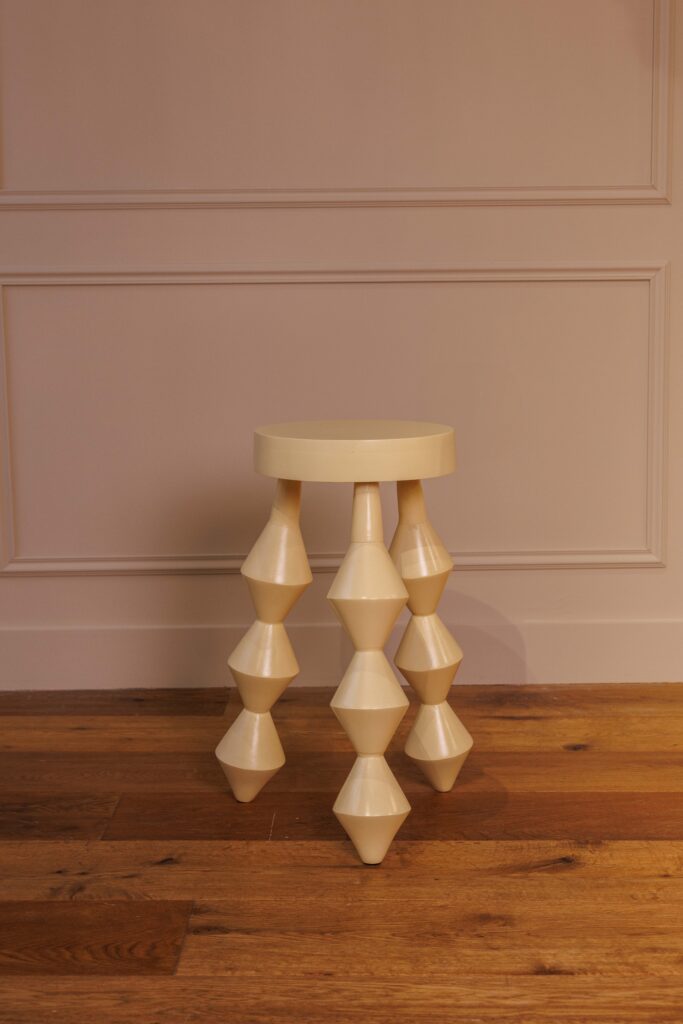 Tabouret Plico | Jaune beurre