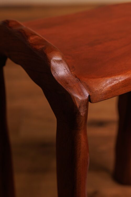 Tabouret ou Bout de canapé Tressa | Acacia naturel – Image 5