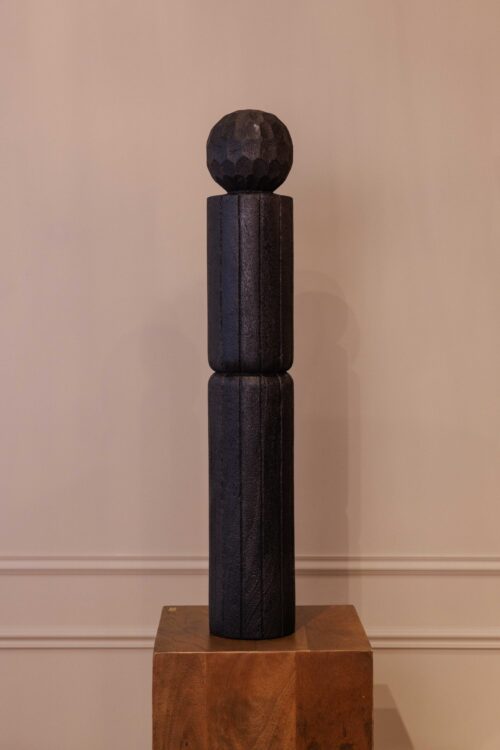 Totem Gaïa | Chêne noir vieilli