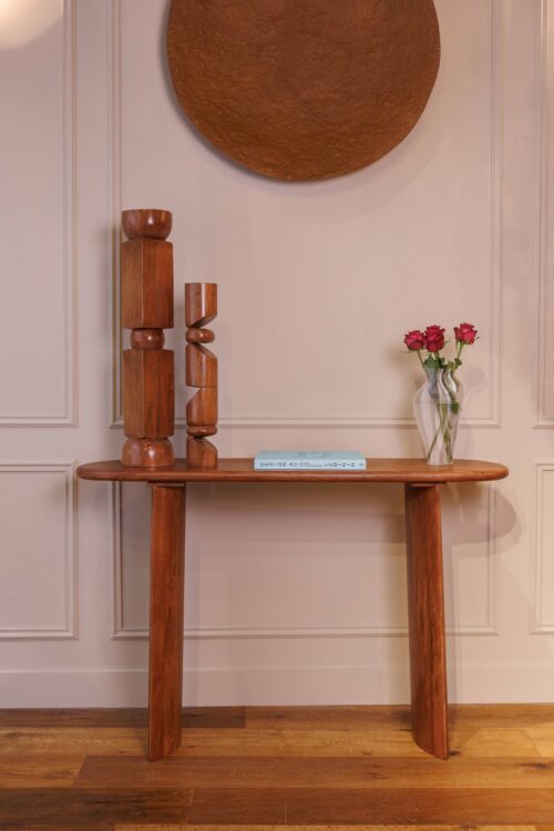 Console Clairvoyante | Acacia naturel