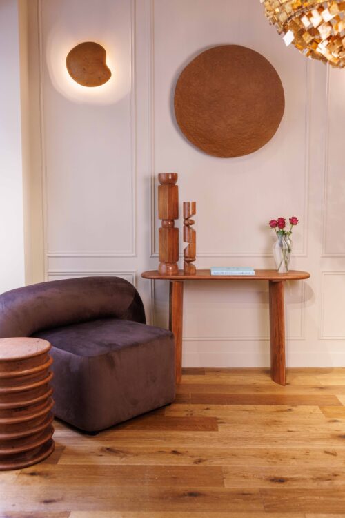 Console Clairvoyante | Acacia naturel – Image 2
