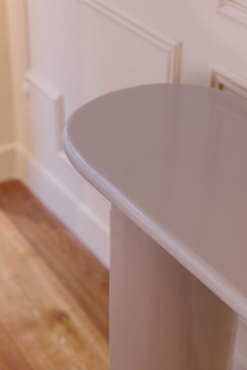 Console Clairvoyante | Laquage gris clair – Image 3
