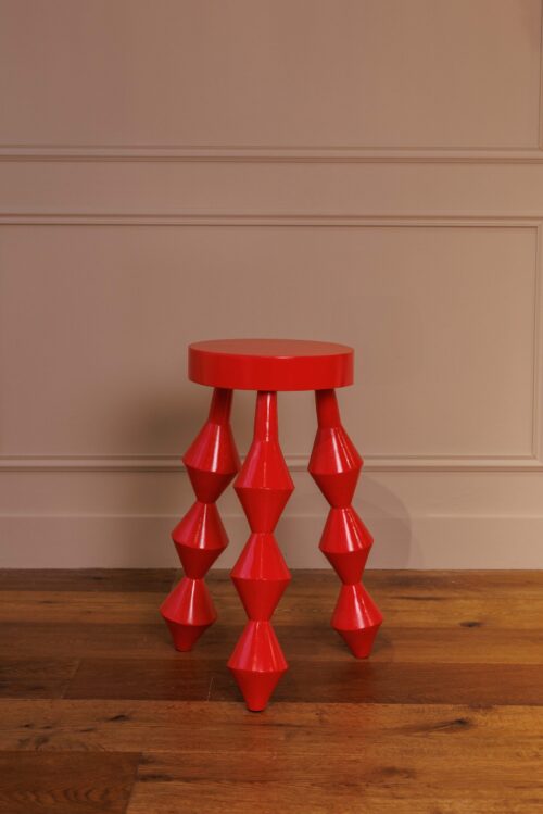 Tabouret Plico | Rouge vif