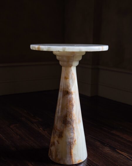 Mukês Onyx blanc | Guéridon/Table d'appoint